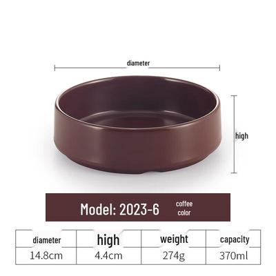 Korean Style Melamine Round Small Dish