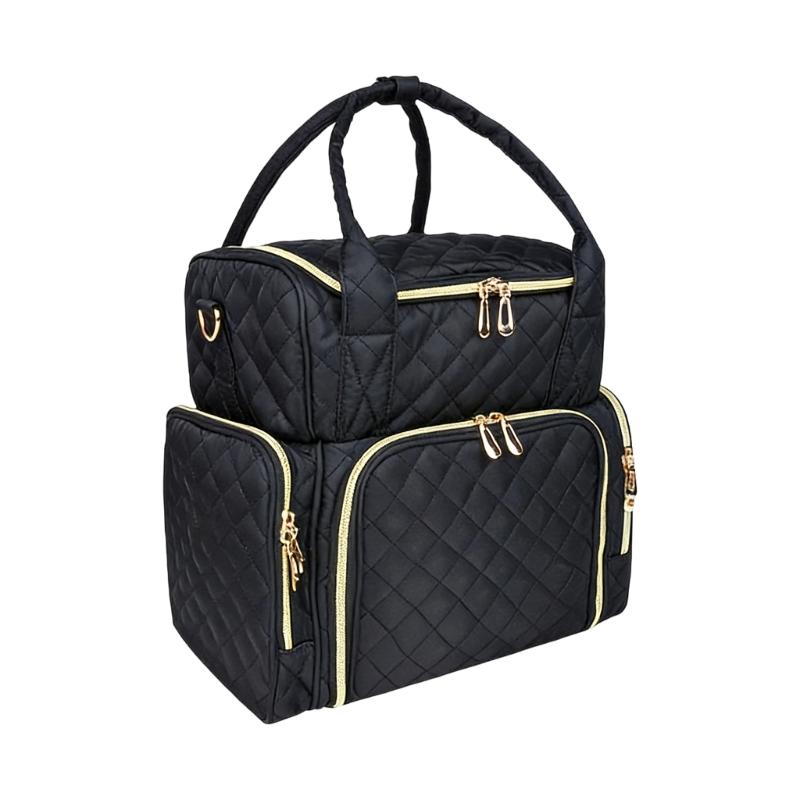 Large Capacity Nail Art Tools Travel Case Durable Polyester Fabric For Artists And Technicians