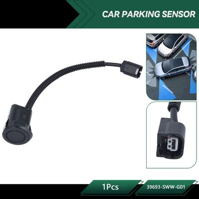 עזר חיישן חניה לרכב 39693-SWW-G01 עבור HONDA עבור CRV 2007 - 2011 חיישני חניה הפוך מרכז אחורי 39693SWWG01 פלסטיק שחור