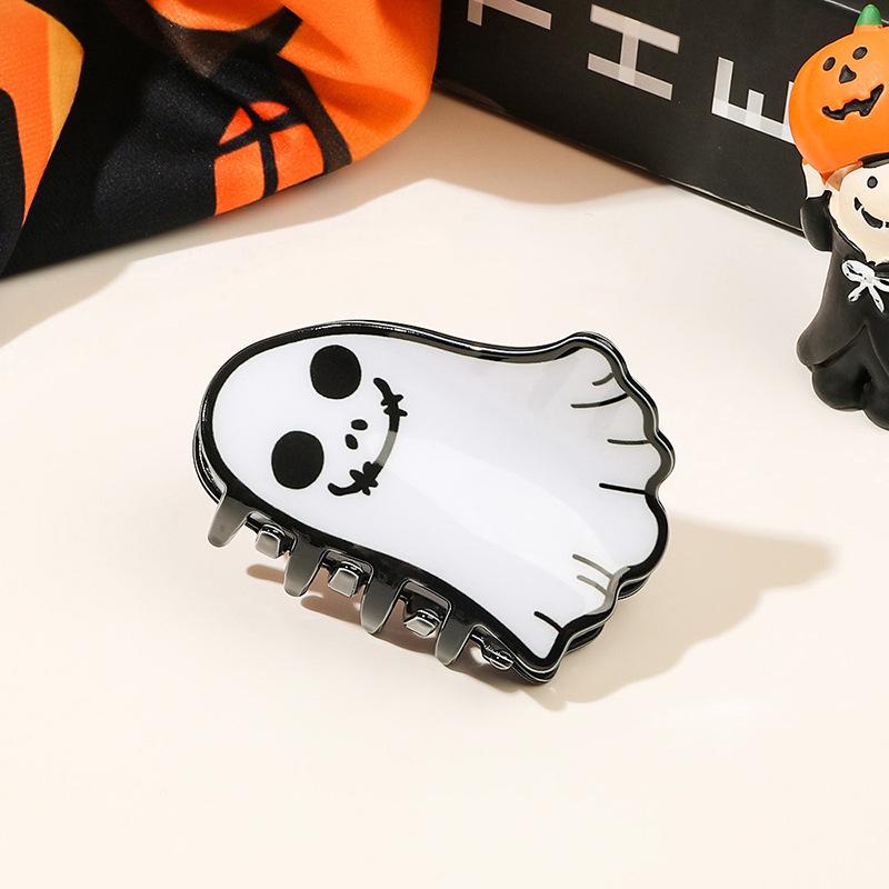 Kreative Halloween Acryl Hai Haarklammer - Damen Einzigartiges Hochsteckfrisur-Accessoire