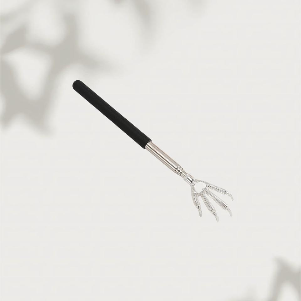 Portable Extendable Back Scratcher Stainless Steel Telescoping Back Scratcher for Both Human and Pets Extendable Back Massager
