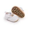 Solid Color Lace Baby Princess Shoes for 0-12 Months - Spring & Autumn Walking Shoes