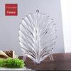 Flavinmci Crystal Glass Leaf Fruit Plate