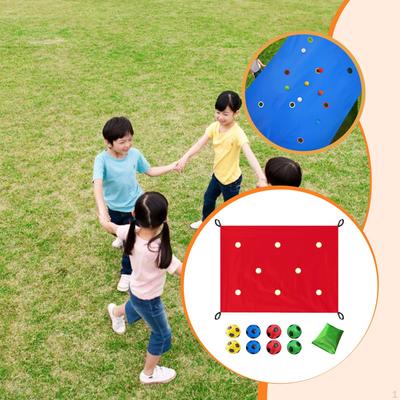 Hålduk Övningsaktiviteter Koordination Interaktiv Utomhus med Boll Teambuilding-spel för Park
