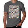 Random Pantone Swatches With Colour Names Tshirt Classic Graphic Short Sleeve Top Tshirt