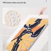 New Non-Slip Bath Mat Microfiber Quick Drying Bathroom Rug Washable Abstract Leaves Shower Blanket Home Bathroom