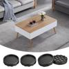 Furniture Floor Protectors 4 Pieces Silicone Caster Cups Stoppers Furniture Sliders For Hardwood Floors For Bed Couch Cabinet