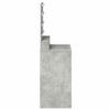 Makeup Table Concrete Grey 50 x 41 x 135 cm Particleboard