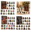 Bücherregal Dekorative Akzente Drachen Adventskalender 2026, 24 Tage Buchiger Weihnachten Countdown mit Niedlichen Geschenksets Mini Acryl Drachen, Fantasy