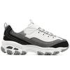 Skechers DLites Sport Comfortable Trendy Fashion Dad Color Block Hip Hop Low Top Casual Shoes Kids sneaker Black White 302524L-BKGY