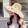 New Women'S Summer Big Brim Sun Hat Children'S Versatile Sunscreen Fashion Show Face Small Bucket Hat