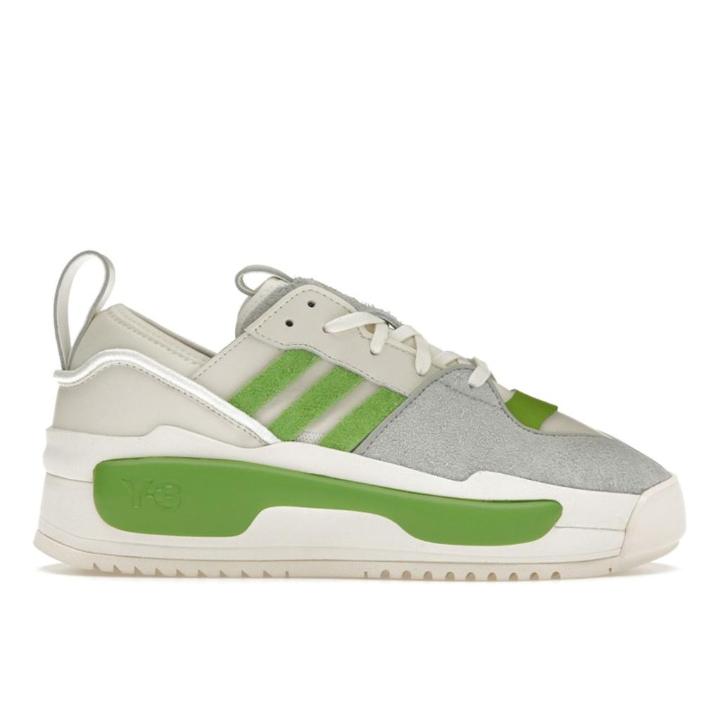 Adidas Y-3 Rivalry Team Rave Green Unisex Sneakers Cream Off-White Wonder-Silver ID7931