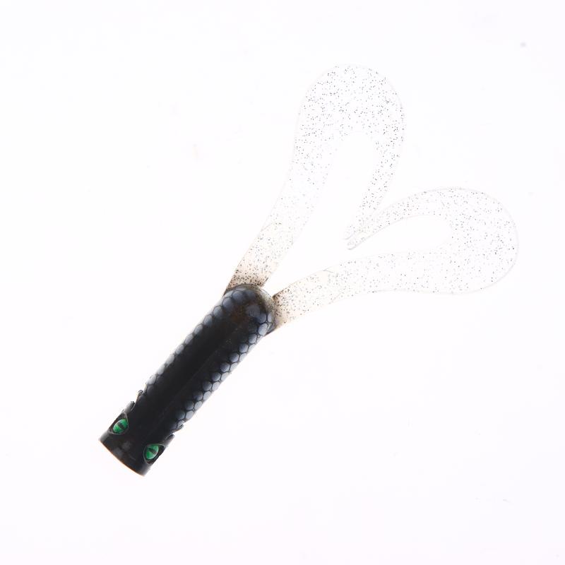 1Pc Twin Tail Trailer Soft Fishing Lures Silicone Spinning Souple 145Mm/21.7G 175Mm/36.7G For Pike Lw234
