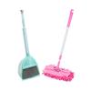 Kids' Mini Cleaning Set: Broom, Dustpan & Mop Toy for Playhouse or Kindergarten