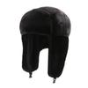 Winter Women's Windproof Faux Rabbit Fur Hat with Ear Protection - Fashionable & Warm for Outdoor Cycling