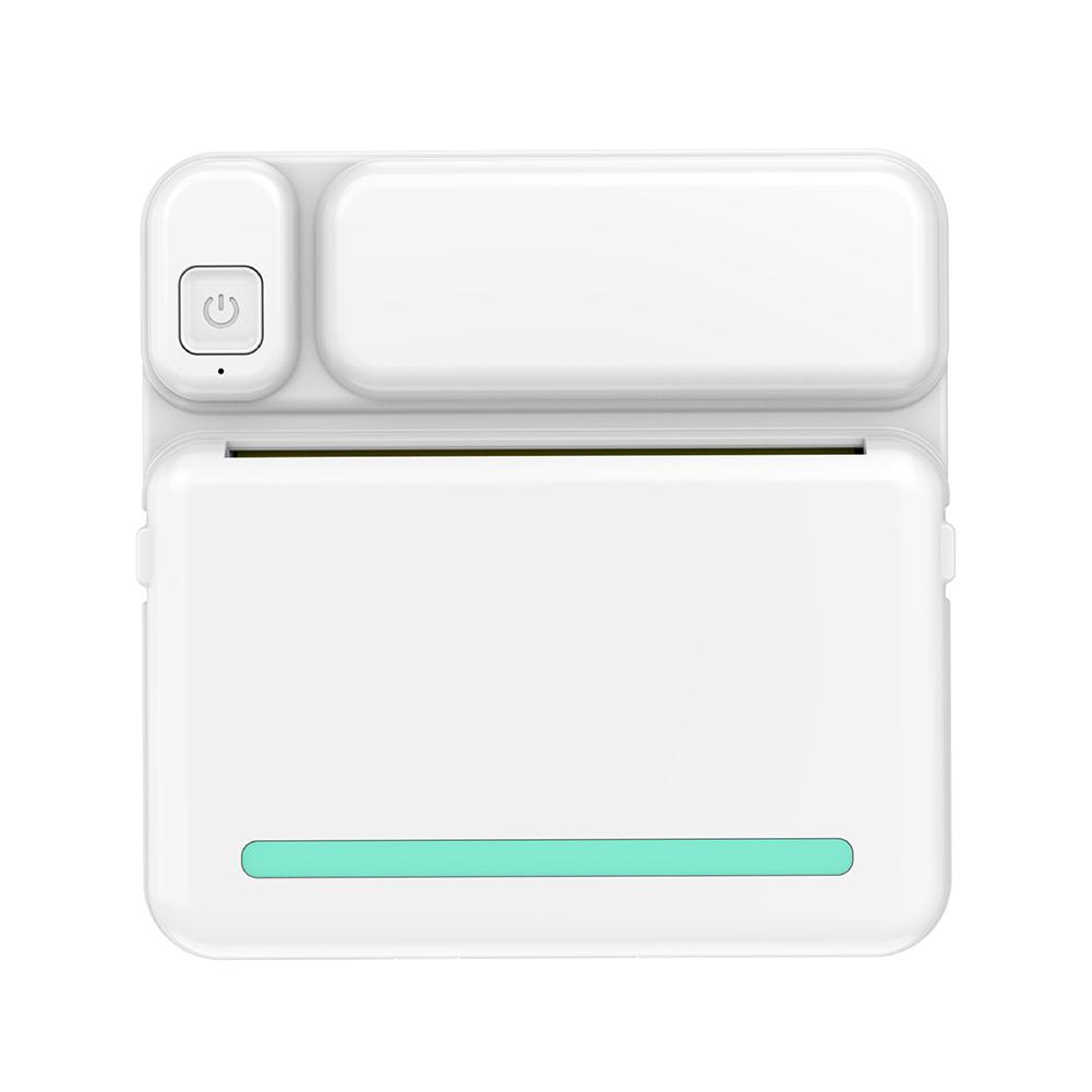 

Mini Portable Thermal Printer Wireless 200dpi Photo Label Memo Wrong Question Printing with USB Cable Portable Imprinting синий