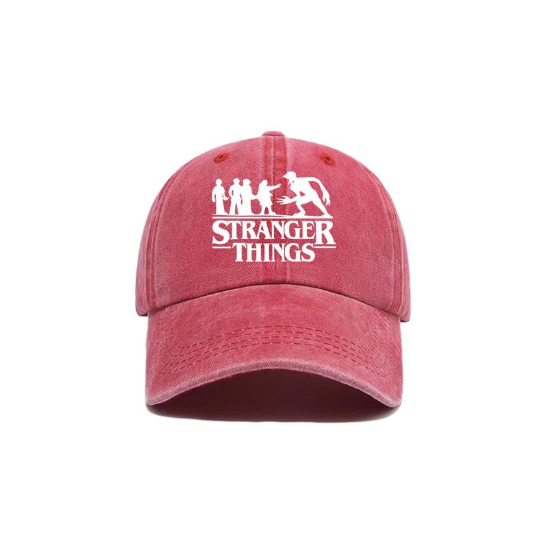 Versatile Old Washed Baseball Hat Cowboy Peaked Cap Street Fashion Hat for Women
