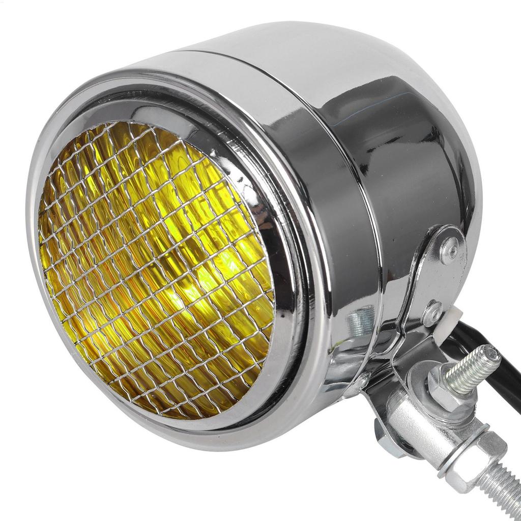 Motorcycle Headlight Assembly Alloy Shell High Visibility Lamp Bright Motorcycle Headlight For Bike Riding Night Driving Outdoor