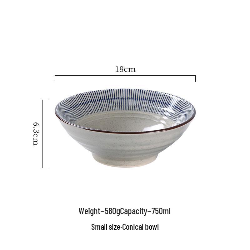 Qin Kai Blue Rain Japanese Ceramic All-Purpose Bowls
