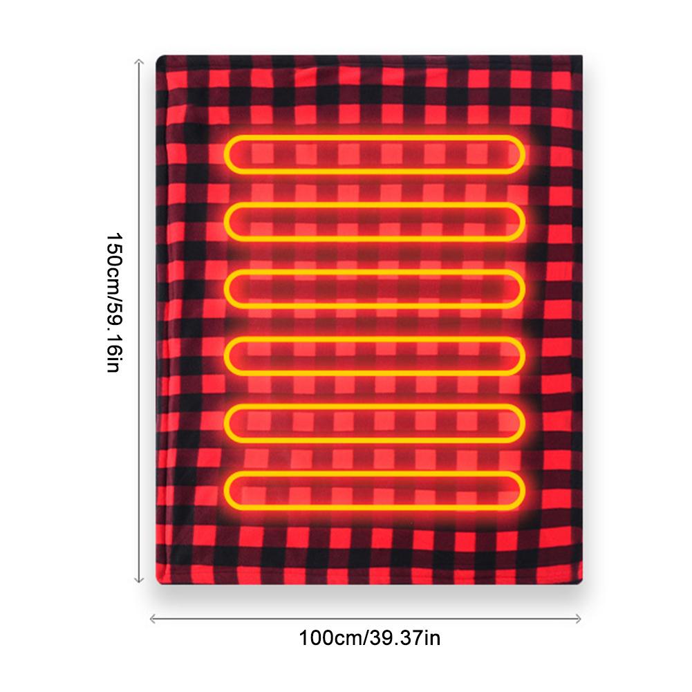 

Car Electric Heated Blanket Heated Blanket Mattress Fast Heating 12V Soft Heating Mat 9 Adjustable Temperature for Car Camping красный