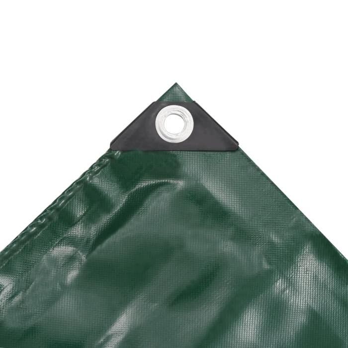VidaXL Bâche 4x6 m Vert Drap de Camping Protection Jardin Couverture Remorque 43825