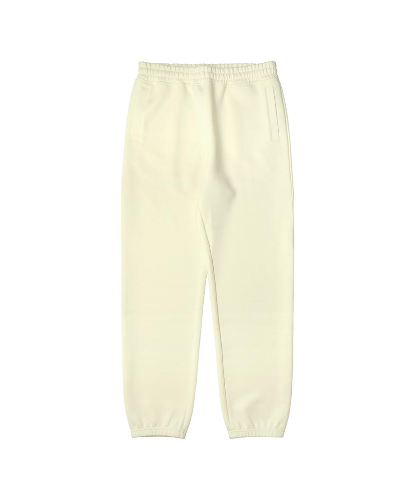 HALBKREIS LAYOUT P10036 Elastic Waist Jogger Pants_Cream