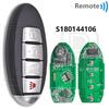 Toller 4A Chip 433MHz S180144102/104/105/106 Näherungs-Autofernbedienungsschlüssel für Nissan Rogue Qashqai X-Trail 2014 2015 2016