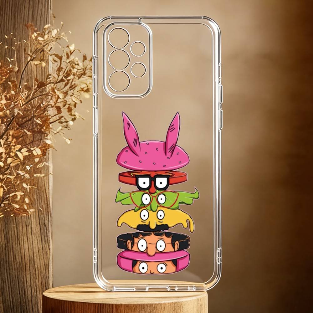 

B-Bob s B-Burgers-RS Phone Case For Samsung Galaxy A71,A70,A52,A51,A40,A30 Transparent Cover Samsung a40
