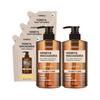 KUNDAL Nature Shampoo Ylang Ylang 500ml x2 + Refill Ylang Ylang 400ml x3