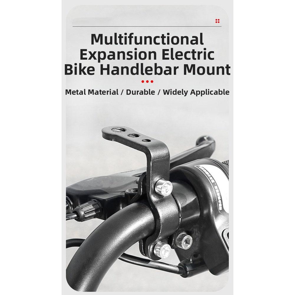 Mirror Adapter Handlebar Mount For Mirror Mounting Metal Construction Includes Mounting Wrench Multiple Screw Sizes Included