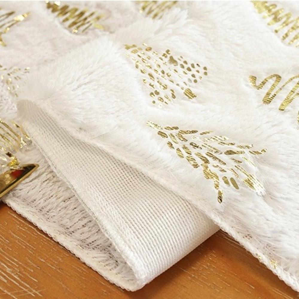 Christmas Tree Pattern Christmas Table Runner Embroidered Cabinet Cover Towel Dinner Party