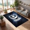 Tappeto Morbido Area Rug con Motivo Calcio Portsmouth FC Antiscivolo Tappeto per Pavimento Interno Tappetino Decorazione Sportiva per Camera da Letto