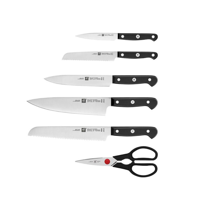 Henkel Zwilling GOURMET Self-Sharpening Knife Block Chocolate 7P (Tax Included)