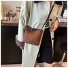 Women Suede Bucket Bag Faux Suede Shoulder Bag Large Capacity Women's Commuting Bags Retro Trendy Solid Color Tote Handbags 2025