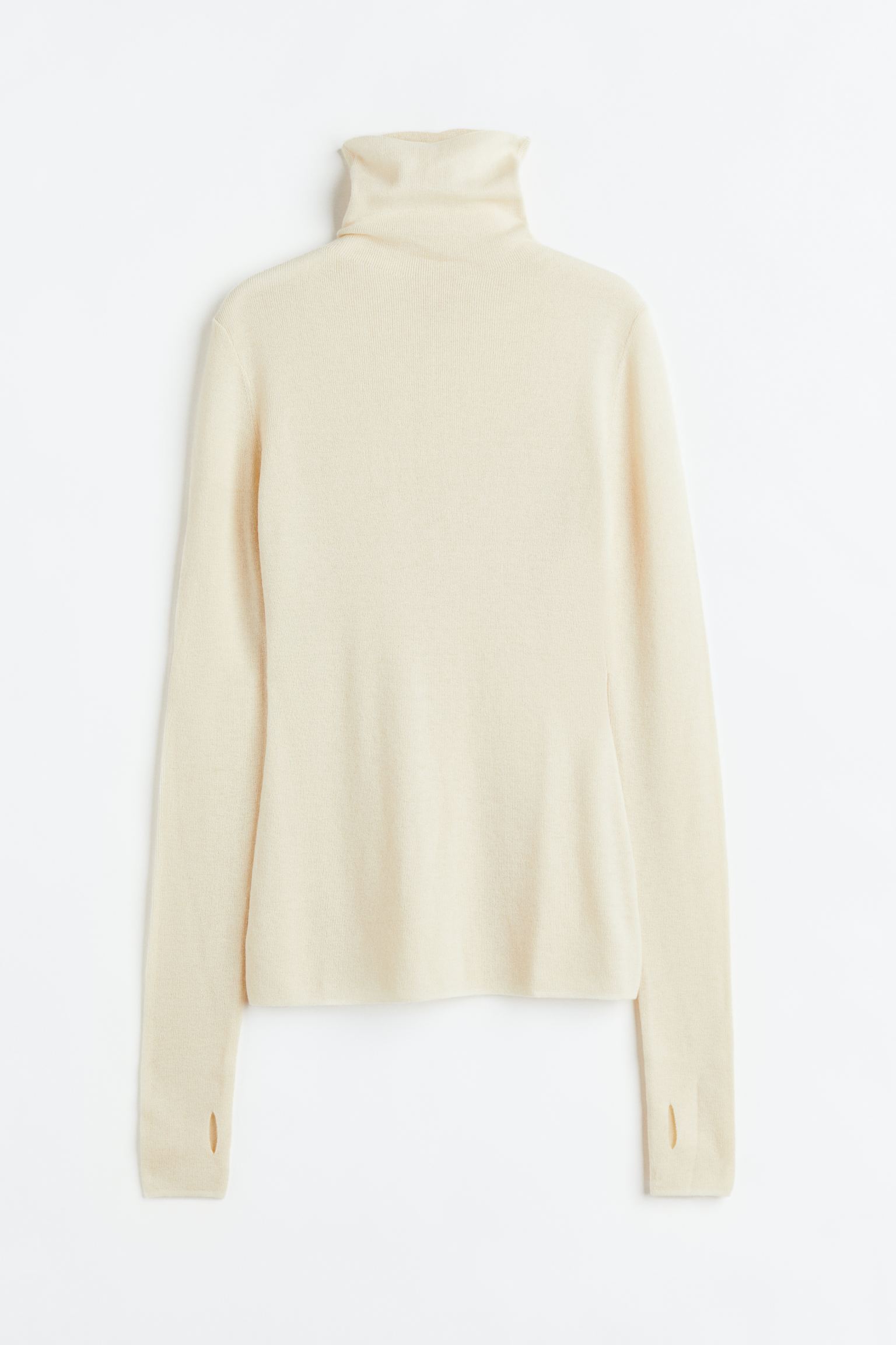 

Cashmere-blend polo-neck jumper