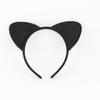 Sex-Accessoires Halloween-Party Maskerade Pussy Girl Kopfschmuck Schwarz Niedliche Pussy-Hasenohren Stirnband