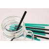 Shibase Kogyo 407 Diamond Straws, Straight, 17cm, 500 Straws, Black