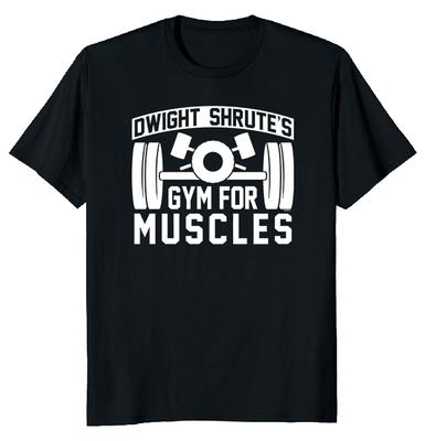 Camiseta Unisex Músculos de Gimnasio de Dwight Schrute