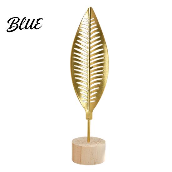 Ginkgo Leaf Sculpture Golden Statue Anti-Rust Anti-Oxidation Decorative Art Iron Premium Piece