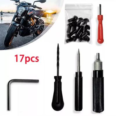 Car Motorcycle Tire Repair Tool Quick Repair Kit Vacuum Tyre Repair Puncture Mushroom Plug Nozzle Tire