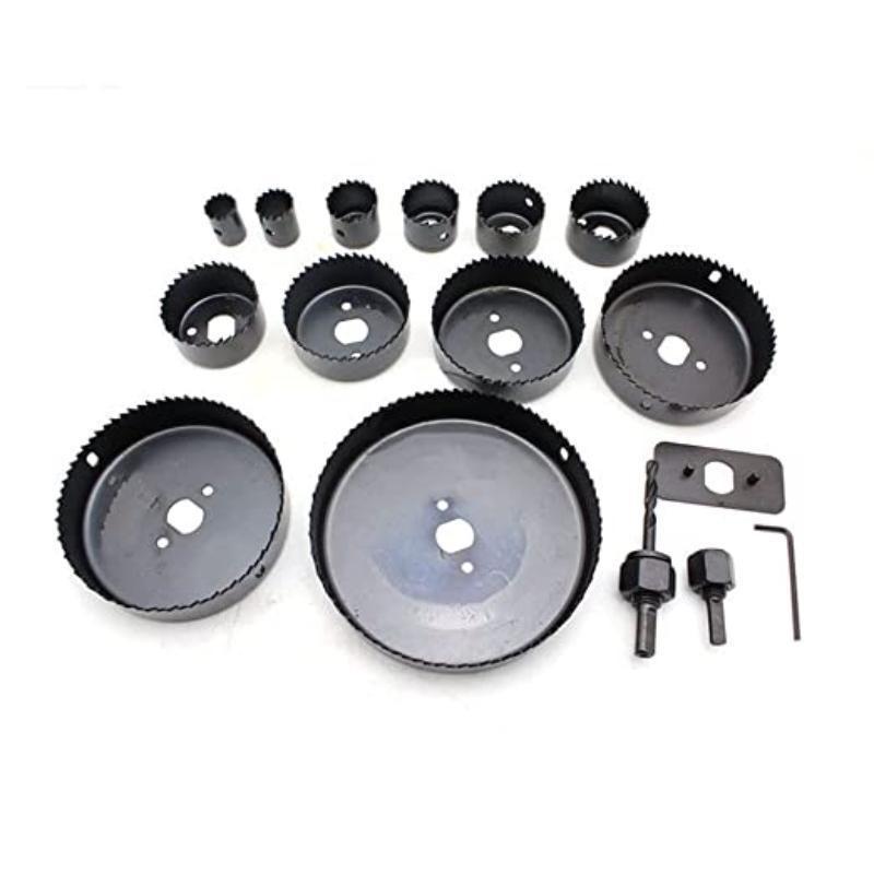 16 teile/satz Holzbearbeitung Loch Opener Säge Carbon Stahl Bohren Werkzeug Loch Säge Schneiden Kit Elektrische Bohrer Zubehör Set