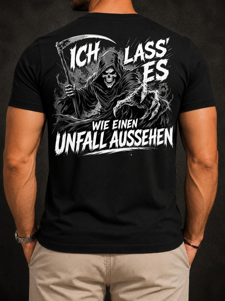 Accident Looking Grim Reaper Tee Grim Reaper With Scythe And Gerunisexi Will Make It Look Like An Unisex All Tshirt