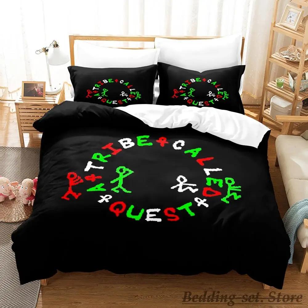 

Breathable Warm Single Twin Full Queen King New A tribe called quest Size Bed Adult Kid Bedroom Duvetcover Sets Quilt Comforter (quilt)-EU Single(135*200cm)3pcs