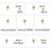 Weichen Hot Drill Set Point Drill Pen, Storage Bag Hot Melt Glue Hot Drill Tool Diy Clothing Accessories