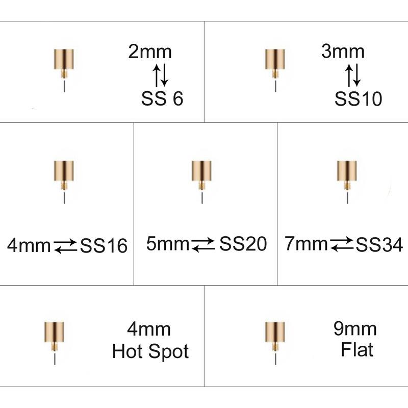 Weichen Hot Drill Set Point Drill Pen, Storage Bag Hot Melt Glue Hot Drill Tool Diy Clothing Accessories