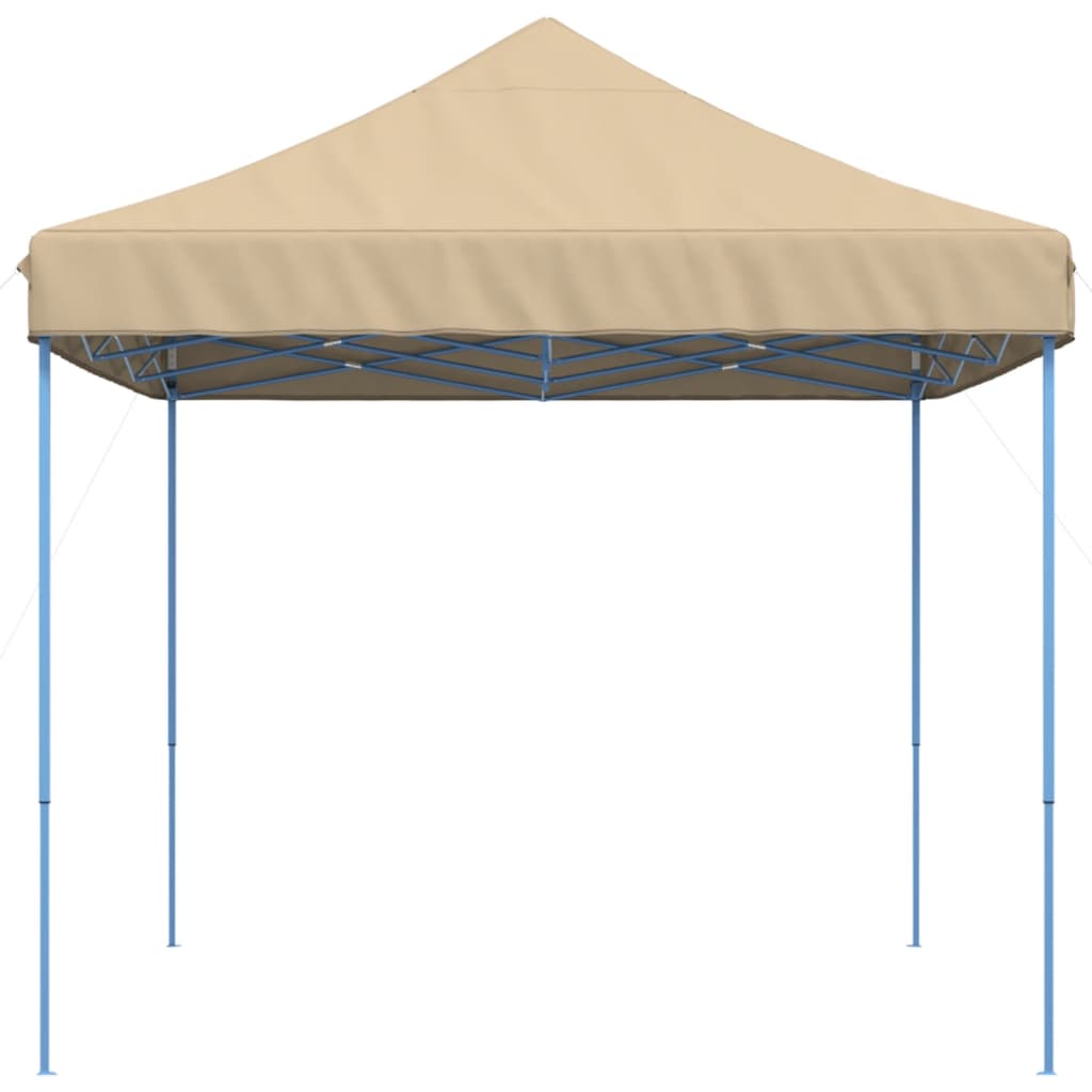 Vidaxl Składany Namiot Imprezowy Typu Pop-Up, Beżowy, 440X292X315 Cm