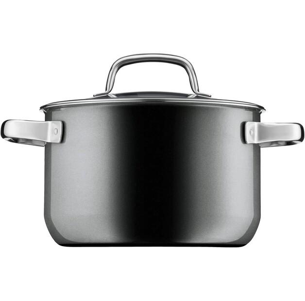 Набор сотейников WMF Fusiontec Mineral, платиновый, 4 предмета (3201111683)