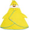 Skater Baby Shark Hooded Bath 108cm x 92cm Poncho, Moisture-Wicking, Quick-Drying, (BPO1-A)