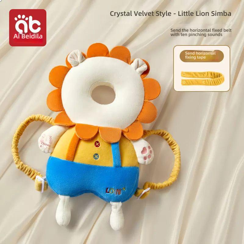 Защита головы Защитный рюкзак для головы ребенка Наполнитель из полипропиленового хлопка Безопасная подушка для ползания и ходьбы малыша Комната для новорожденного мальчика и девочки H