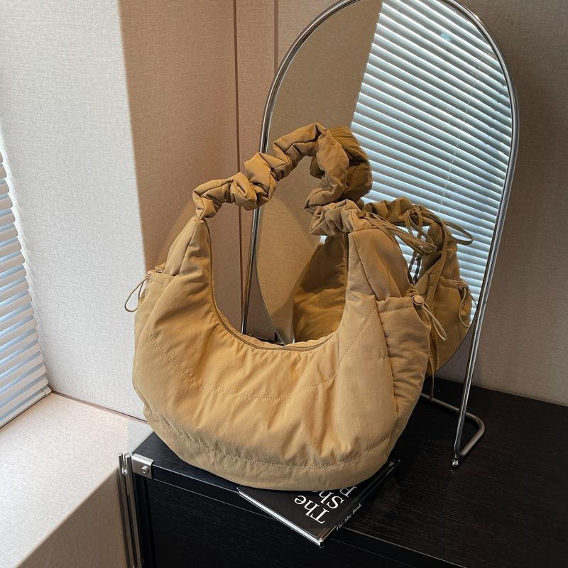 Casual large-capacity cloth bag women's new lazy style versatile one-shoulder messenger bag dumpling bag